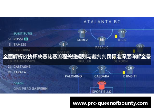 全面解析欧协杯决赛比赛流程关键规则与裁判判罚标准深度详解全景