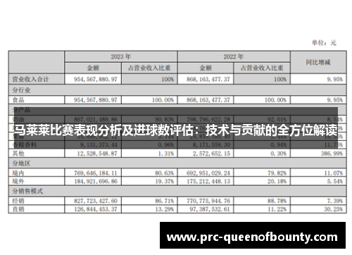 马莱莱比赛表现分析及进球数评估：技术与贡献的全方位解读